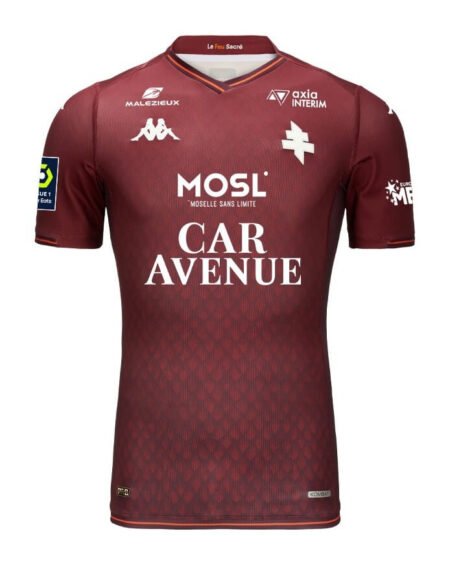 Camisa Metz Home Vermelha Vinho 2023/24 Masculina