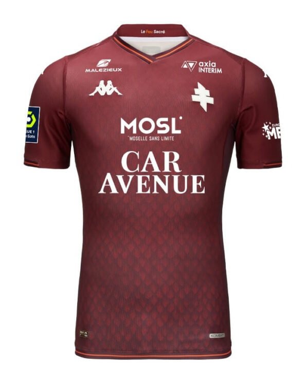 Camisa Metz Home Vermelha Vinho 2023/24 Masculina