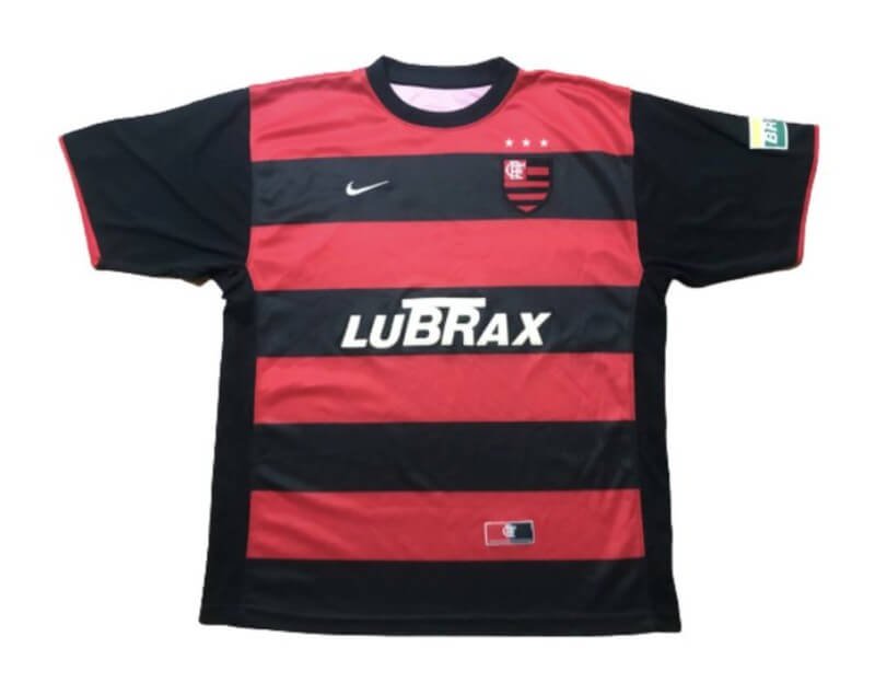 Camisa Flamengo 2000/01 Branca Lubrax Masculina Camisa Flamengo 2000/01 Branca Lubrax Masculina