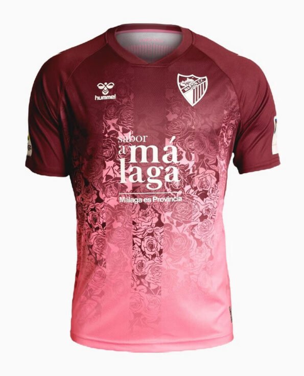 Camisa Málaga Away Roxo 2022/23 Masculina