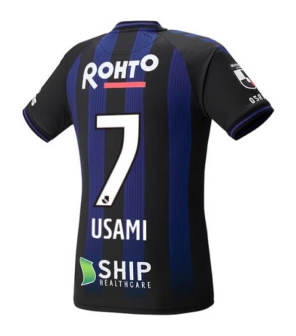 Camisa Gamba Osaka Home Azul 2023/24 Masculina