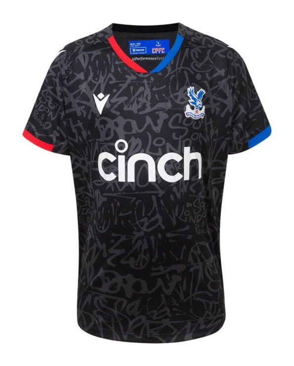 Camisa Crystal Palace Third Preta 2023/24 Masculina