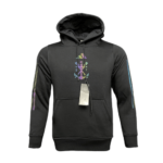 Blusa de Frio Moletom Flamengo Preta Refletiva