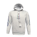 Blusa de Frio Moletom Flamengo Cinza Refletiva