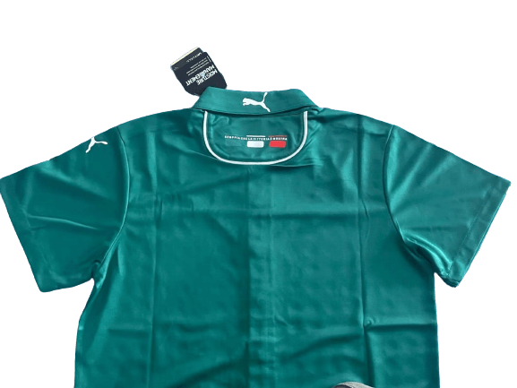 Camisa Palmeiras Abel Ferreira Motorsport Botão Verde Camisa Palmeiras Abel Ferreira Motorsport Botão Verde