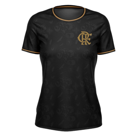 Camisa Flamengo Consciência Negra Preta 2023/24 Feminina