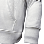 Blusa de Frio Moletom Flamengo Branca Refletiva