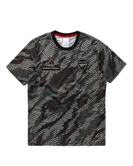 Camisa Arsenal Maharishide Preta Pre-jogo 2023/24 Masculina