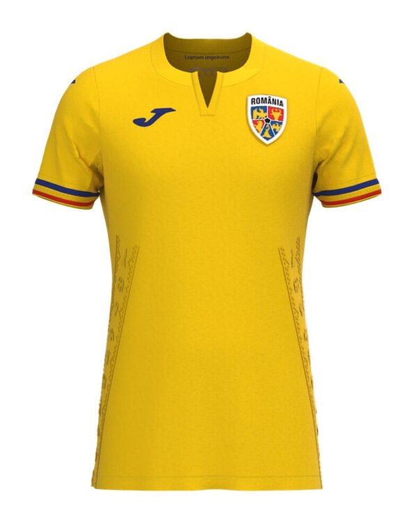 Camisa Seleção da Romênia Amarela Home Masculina 2023/24