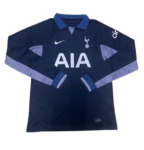 Camisa Tottenham Away Azul Escura Manga Longa 2023/24