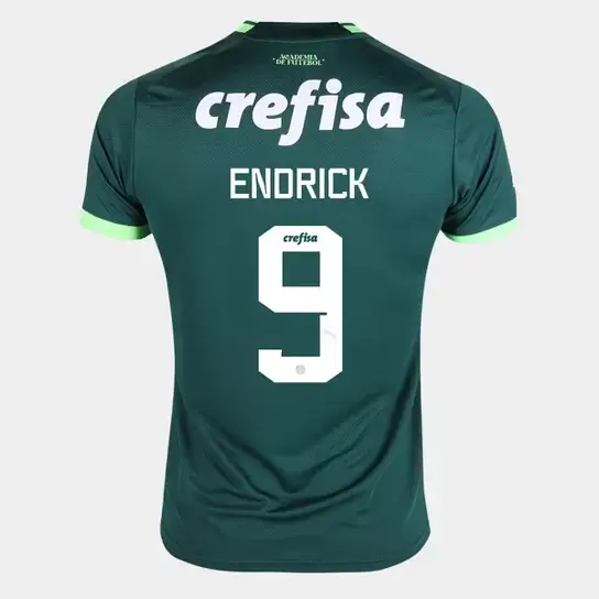 Camisa Endrick #9 Palmeiras Verde 2023/24 Masculina Camisa Endrick #9 Palmeiras Verde 2023/24 Masculina