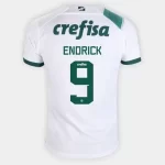 Camisa Endrick #9 Palmeiras Branca 2023/24 Masculina