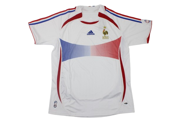 Camisa França Away Branca 2006 Copa Masculina Camisa França Away Branca 2006 Copa Masculina