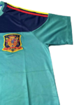 Camisa Espanha Azul 2010 Copa Goleiro Masculina