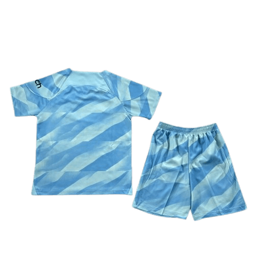 Kit Infantil Tottenham Azul Goleiro 2023/24 Unissex Kit Infantil Tottenham Azul Goleiro 2023/24 Unissex