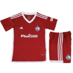 Kit Infantil Legia Warszawa Vermelha 2023/24 Unissex