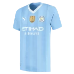 Camisa Manchester City Campeão Mundial Azul 2023/24