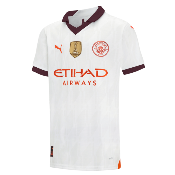 Camisa Manchester City Campeão Mundial Branca 2023/24