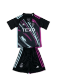 Kit Infantil Aberdeen Preta Reserva 2023/24 Unissex
