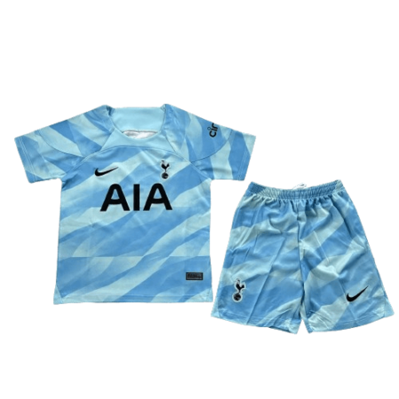 Kit Infantil Tottenham Azul Goleiro 2023/24 Unissex