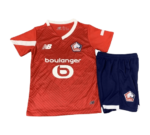 Kit Infantil Lyon Vermelha 2023/24 Unissex