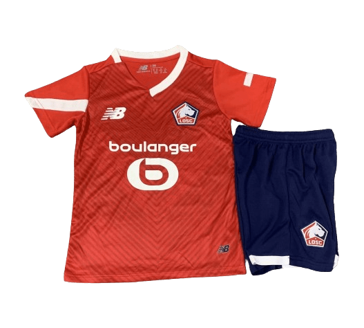 Kit Infantil Lyon Vermelha 2023/24 Unissex Kit Infantil Lyon Vermelha 2023/24 Unissex