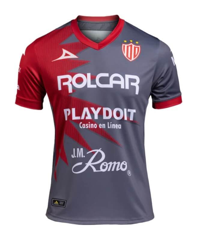 Camisa Necaxa III Third Vermelha/Cinza 2023/24 Masculina Camisa Necaxa III Third Vermelha/Cinza 2023/24 Masculina