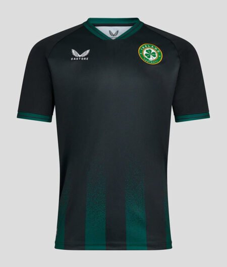 Camisa Irlanda Third Preta/Azul 2023/24 Masculina