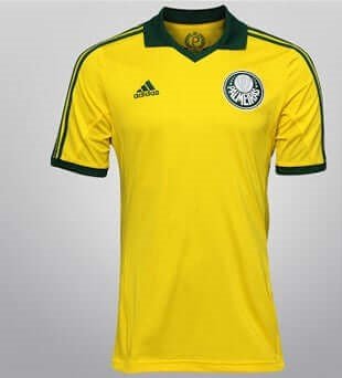 Camisa Palmeiras Amarela Terceira 2014 Masculina