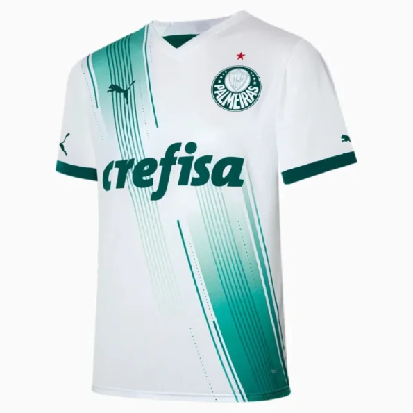 Camisa Endrick #9 Palmeiras Branca 2023/24 Masculina