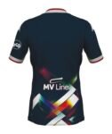 Camisa Bari Third Preta/Azul 2023/24 Masculina