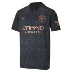 Camisa Manchester City II Away Preta 2020/21 Masculina