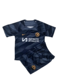 Kit Infantil Chelsea Preta Goleiro 2023/24 Unissex