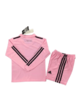 Kit Infantil Inter Miami Rosa Manga Longa 2023