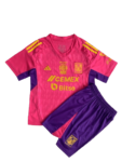 Kit Infantil Tigres Goleiro Rosa 2023/24 Unissex