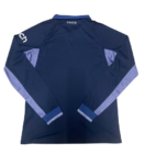 Camisa Tottenham Away Azul Escura Manga Longa 2023/24