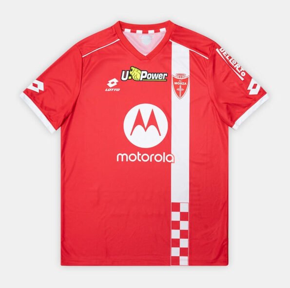 Camisa Monza Home Vermelha 2023/24 Masculina