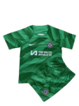 Kit Infantil Chelsea Verde Goleiro 2023/24 Unissex