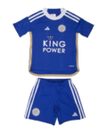 Kit Infantil Leicester Azul Home 2023/24 Unissex