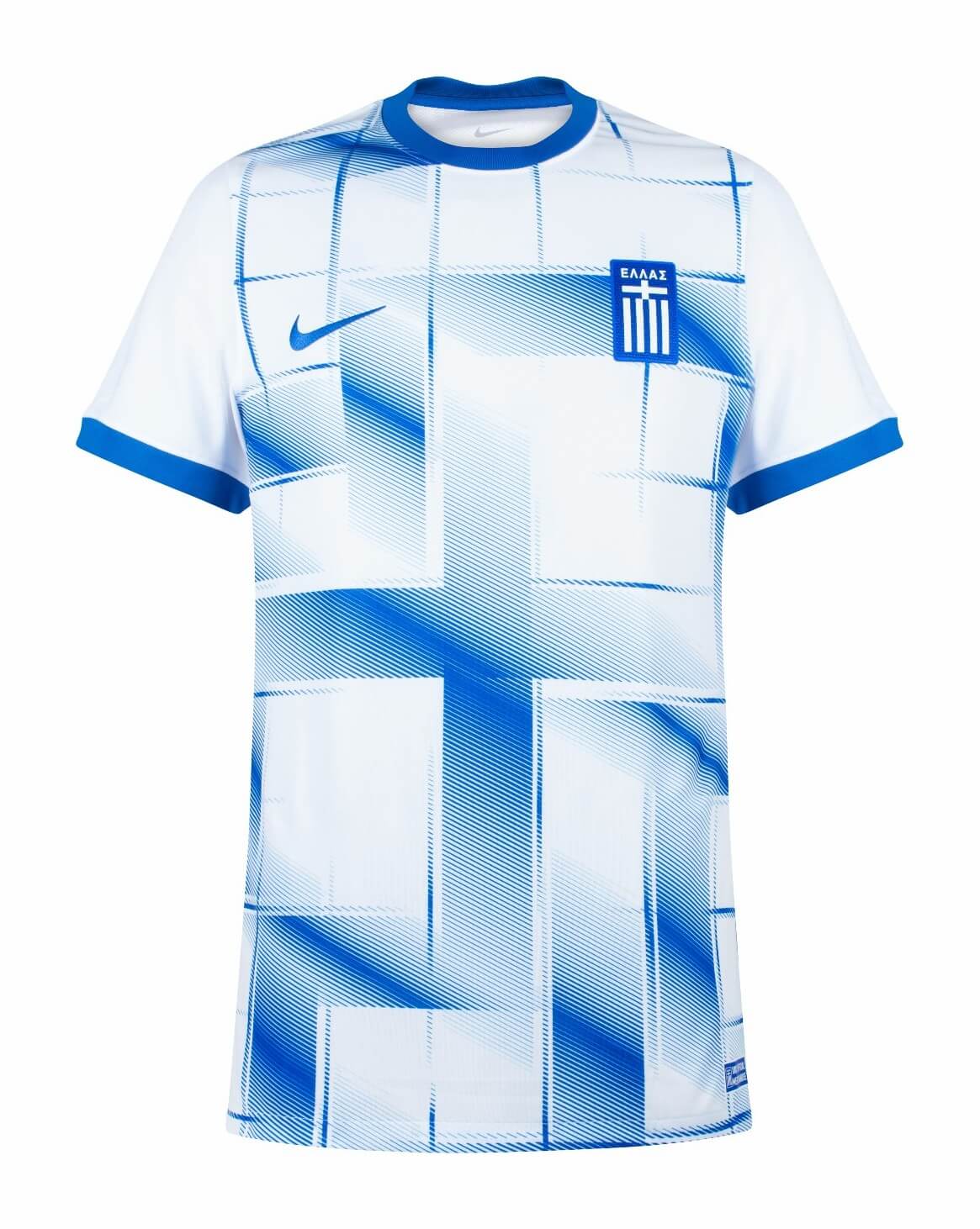 Camisa Seleção da Grécia Home Branca/Azul 2023/24 Masculina Malta