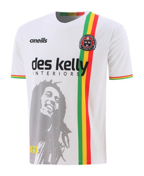 Camisa Bohemian FC Away Branca Bob Marley 2023/24 Masculina