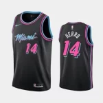Regata NBA Miami Heat Vice City Preta – Herro #14