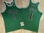 Regata NBA Mitchell & Ness Bulls 2008/09 Verde Rose #1