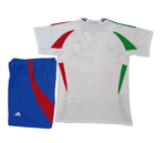 Kit Infantil Seleção da Itália Branca II 2024/25 Unissex