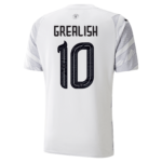Camisa Manchester City Branca Grealish #10 Dragão de Madeira 2024/25