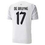 Camisa Manchester City Branca De Bruyne #17 Dragão de Madeira 2024/25
