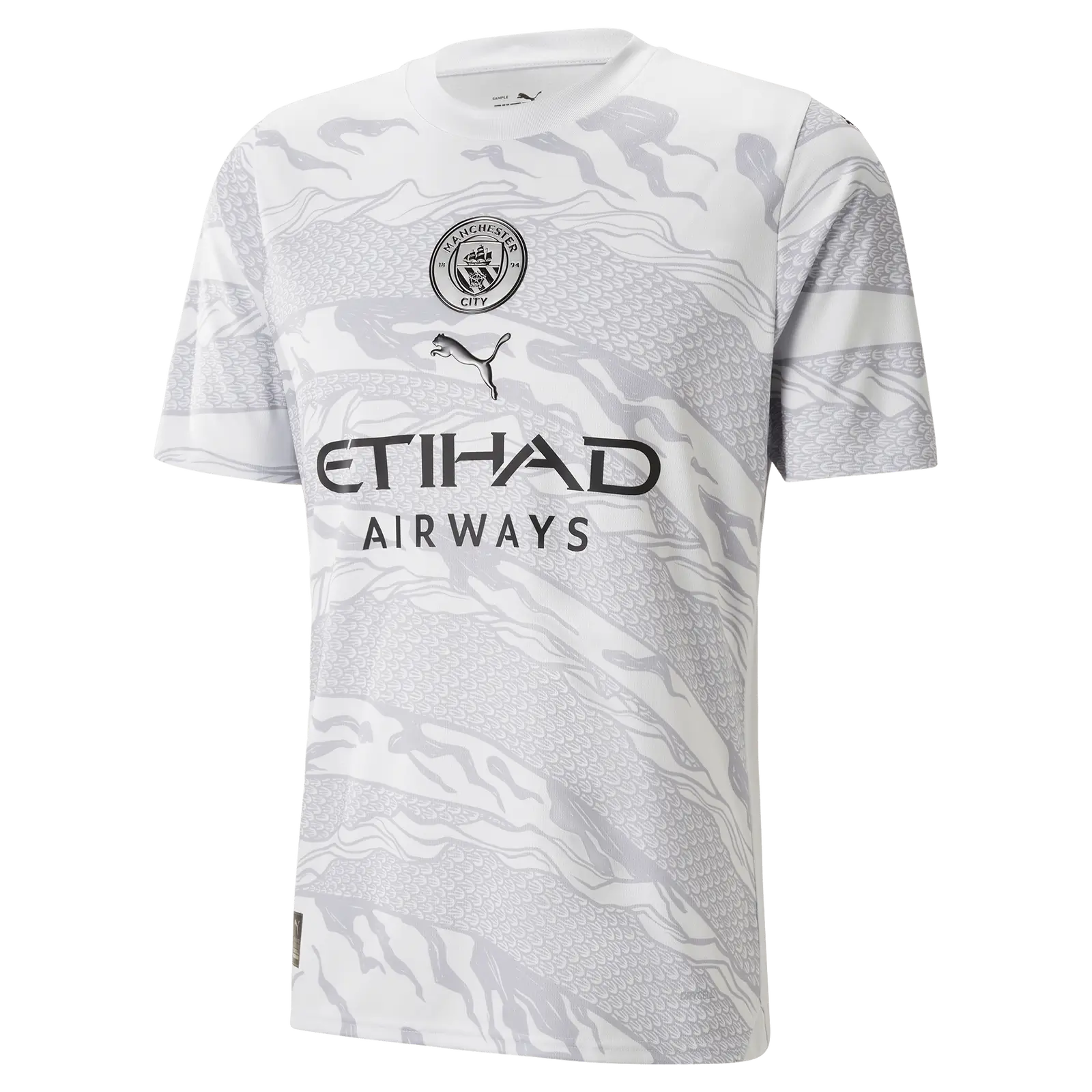 Camisa Manchester City Branca Grealish #10 Dragão de Madeira 2024