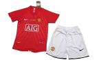Kit Infantil Manchester United Home I 2007/08 Unissex