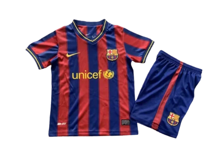 Kit Infantil Barcelona Home I Vermelha 2009/10 Unissex