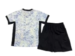 Kit Infantil Seleção de Portugal Branca Away II 2024/25 Unissex
